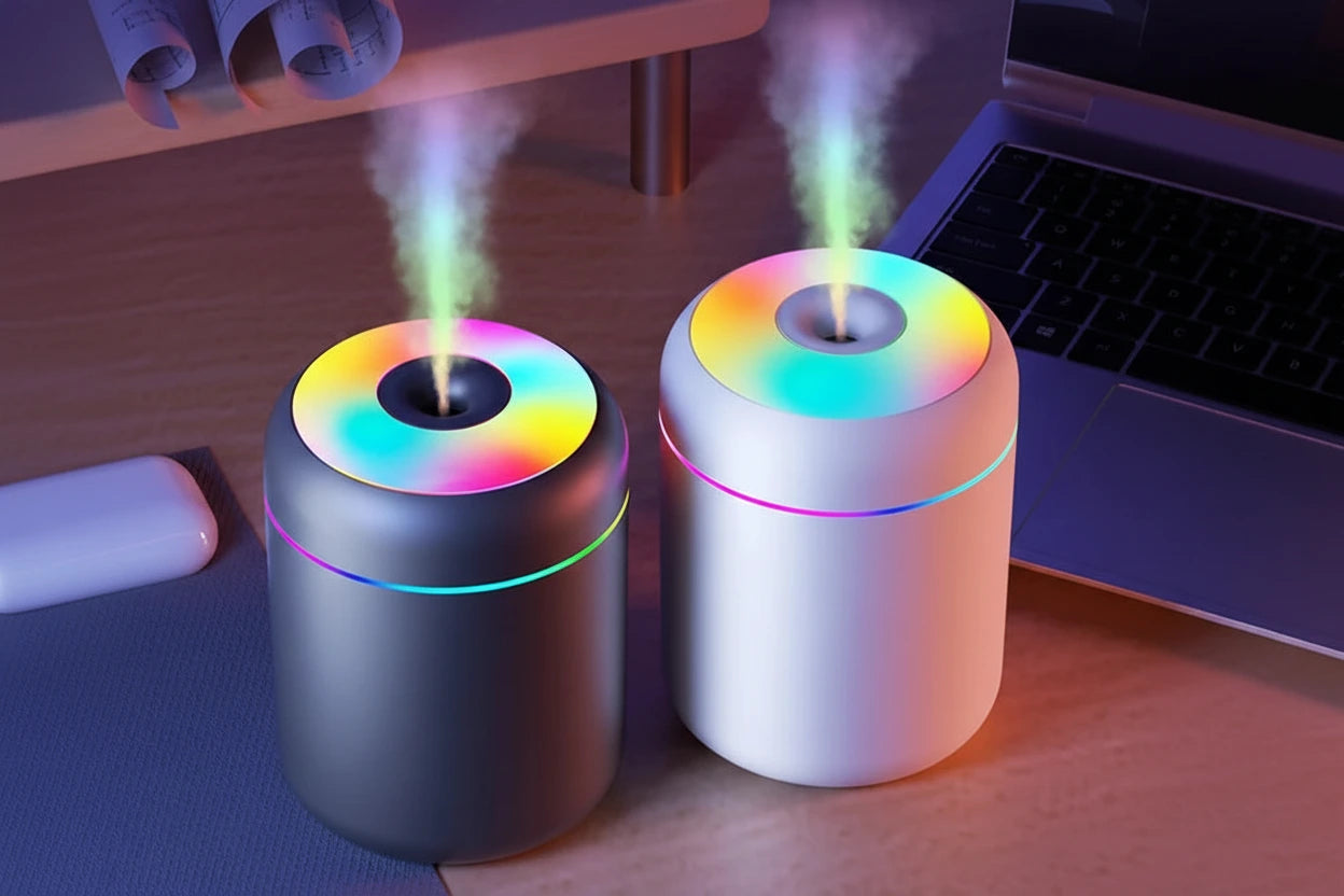 Delmea™ Mini Air Humidifier & Essential Oil Diffuser