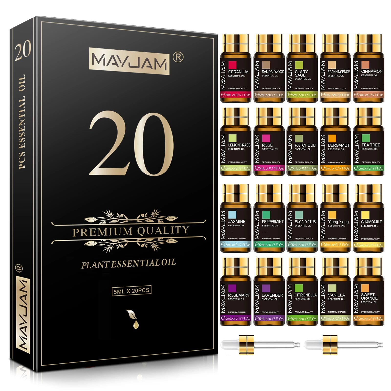 Mayjam Premium Pure Essential Oil set - perfect for all Delmea diffusers!