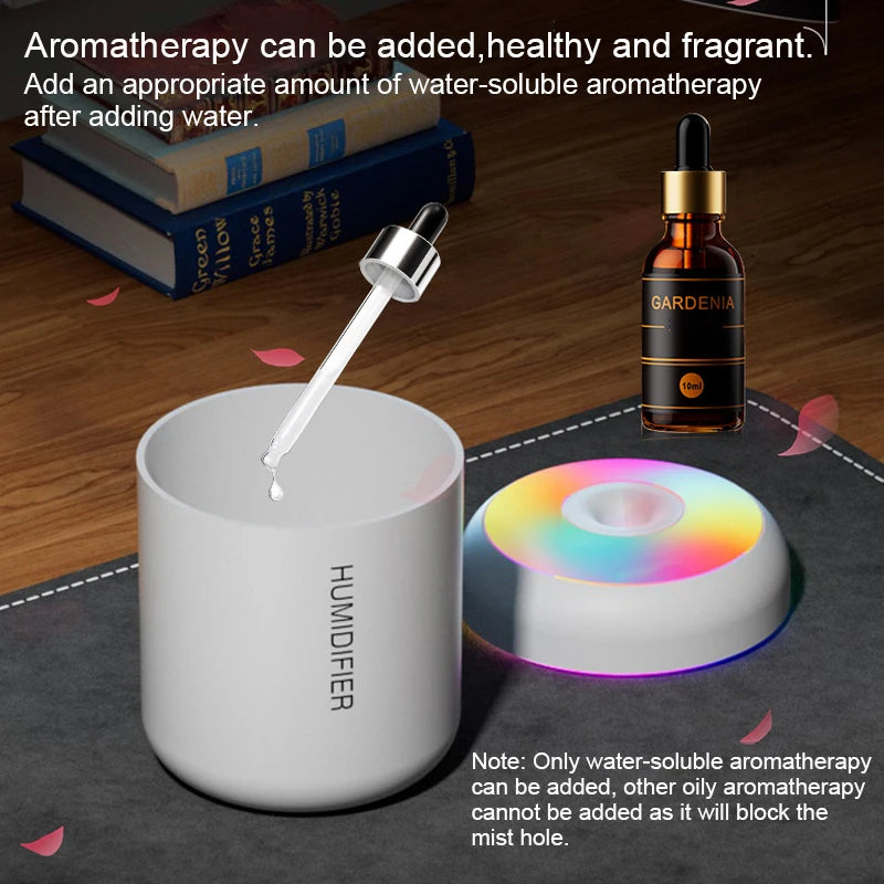 Delmea™ Mini Air Humidifier & Essential Oil Diffuser