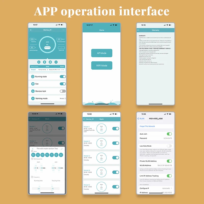 Delmea VanGogh360 Essential Oil Diffuser with Wifi app control